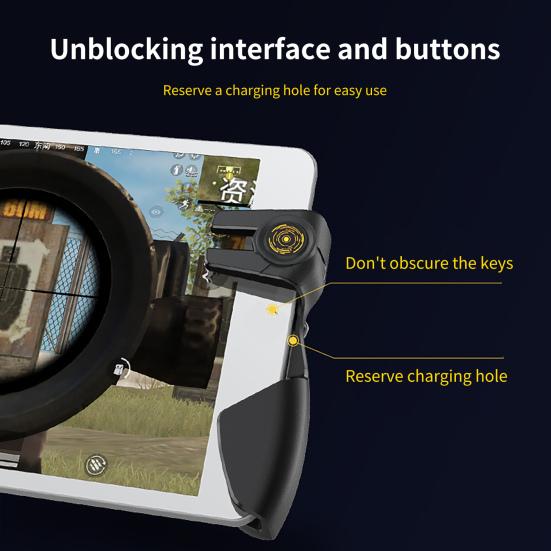 1 Paar AKPAD-8K Schnelle Reaktion Hohe Spiel-Joystick-Stärke Schweißfestes Zusätzliches Tablet-Gaming