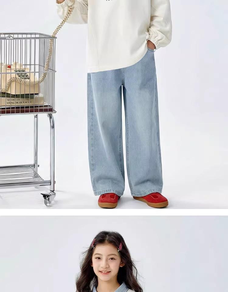 Girls' 2026 Spring/Autumn Sweatshirt & Pants Set - Stylish Two-Piece Outfit for Big Kids