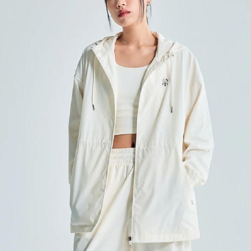 New MLB Jackets Women's Cream White 3FWJB2134-50CRS