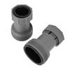2pcs Pool Hose Adapter 1.5 Inch to 1.25 Inch Hose Conversion Adapter for Up Ground Pool Filter Pump