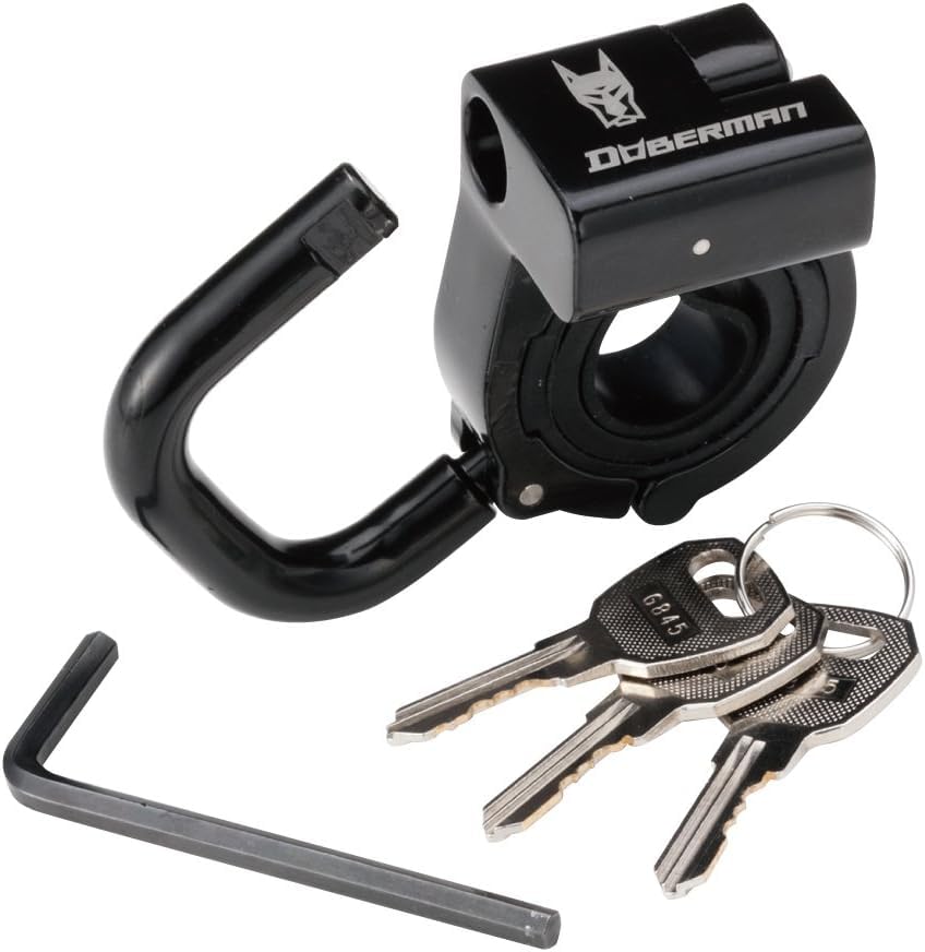 Nankai Parts Doberman Helmet Lock (Helmet Holder) Compatible With: 0.9 - 1.0 Inches (22 - 25 Mm) DBL-002