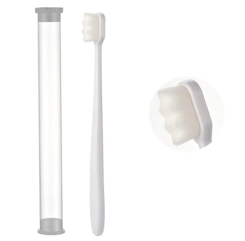 

1/3/5 шт. Зубная щетка Миллион Нано Щетинок Ультратонкая Взрослая Зубная Щетка Глубокая Чистка Зубов Стоматологическая Щетка для Ухода за Полостью Рта Портативная Дорожная