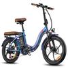FAFREES F20 Pro Skládací elektrické kolo 20" Tlusté pneumatiky 36V 20Ah Baterie 250W Motor 7rychlostní Shimano Městské E-kolo