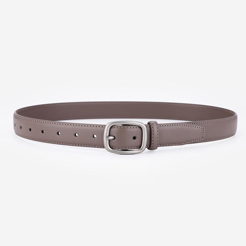 Womens Leather Waist Belt For Fashion Casual And Workwear With Durable Metal Closure