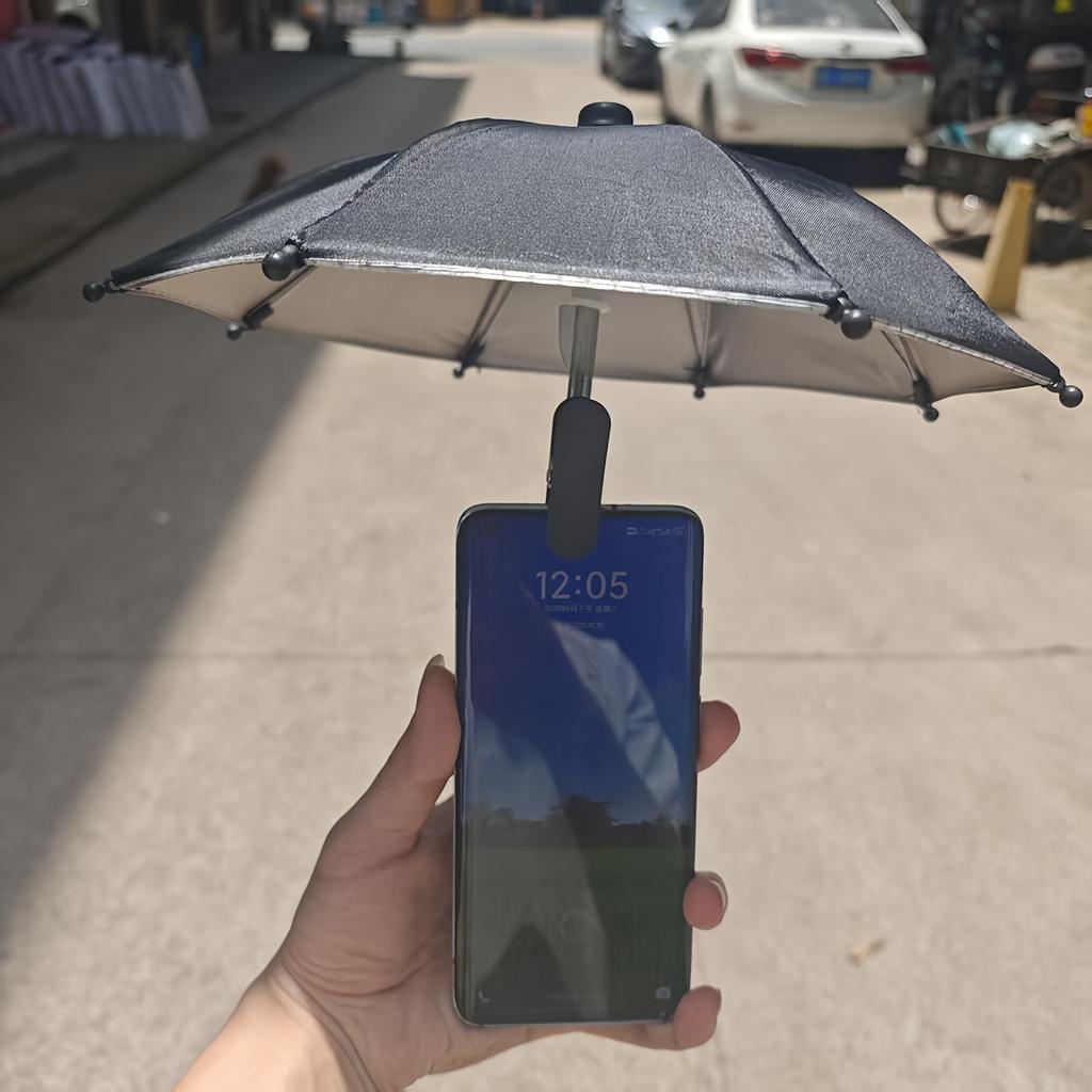 Outdoor Phone Holder Sunshade with Small Clip, Suitable for Beach, Photography and Video Recording Car Phone Mount UV Protection