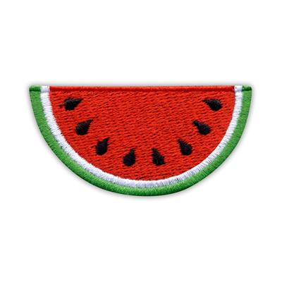 Patchion Watermelon - Sweet and Juicy Fruit - Self-Adhesive Backing - Embroidered Patch/Badge/Emblem