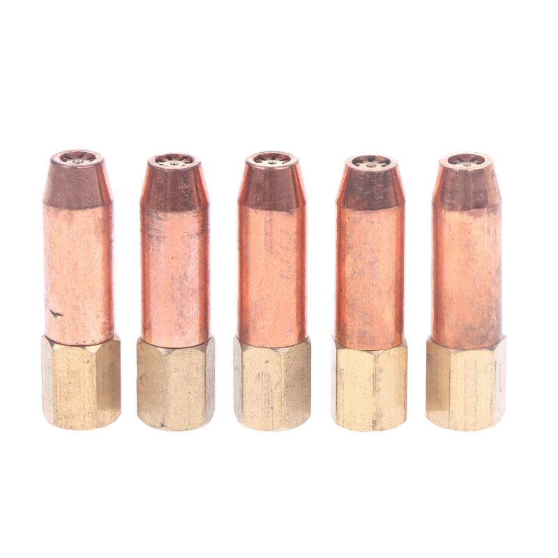 Yh01-2 Gas Brazing Torch Nozzle Welding Accessory Pure Copper Torch Tip 1# 2# 3# 4# 5# Propane Acetylene Oxygen Welding