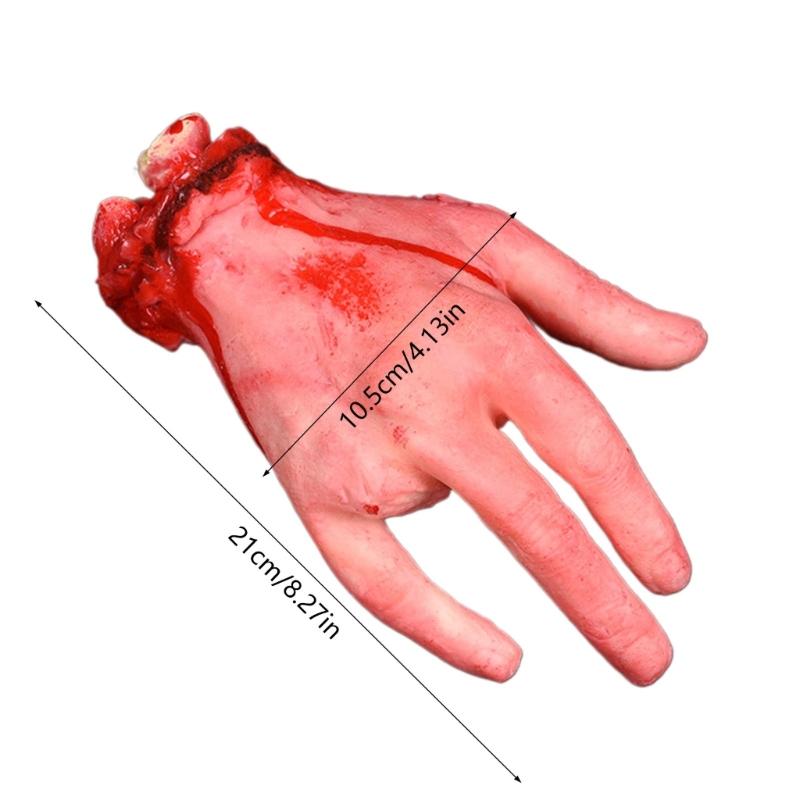 Dead Bloody Scary Limb Props for Yard Garden Horror Props Halloween Decorations Decorative Extremity Decorations