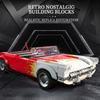 249PCS Retro C1 Convertible Car Building Blocks Flame Classic Car Models Vehicle Bricks Idea Desktop Display Kids DIY Toys Gifts