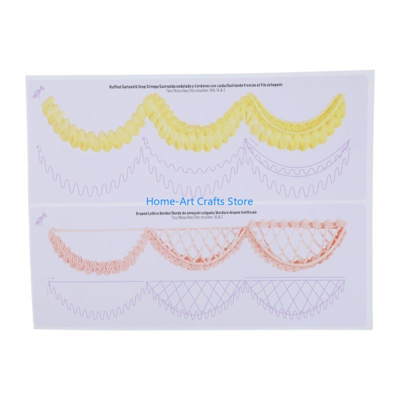 Y3NA User Friendly Cake Pipe Practice Paper for Cake Decoration and Flavorful Dessert