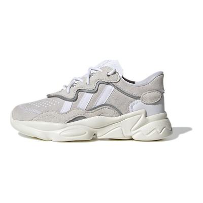 Ozweego J Triple White Kinder-Sneaker Kristallweiß Wolkenweiß Off-White EF6299