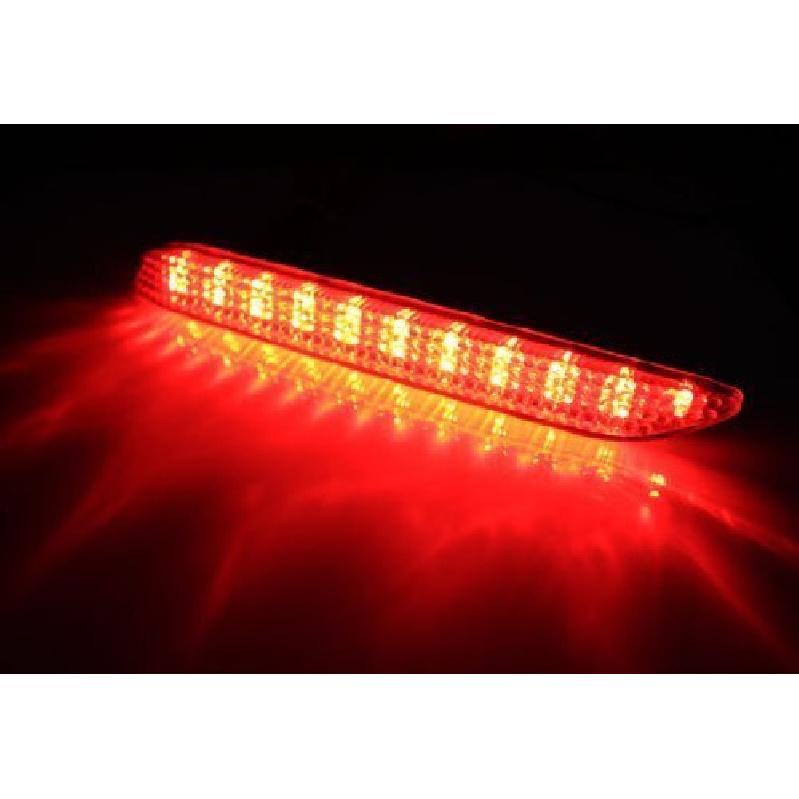 Red Lens LED Bumper Reflectors as LED taillight brake lights For Lexus Toyota