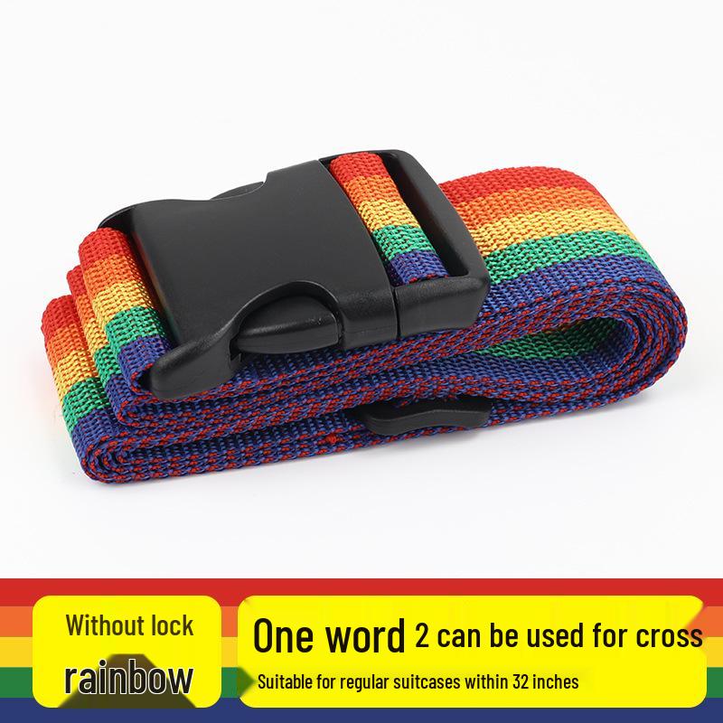 

Чемодан с перекрестными ремнями, надежный дорожный бокс с усилением