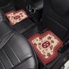 New Chinese-Style Car Floor Mats, Universal, Dirt-Resistant, Earthy Red, with a Sense of Atmosphere, Can Be Cut, Diatomaceous Earth Car Carpet Mats