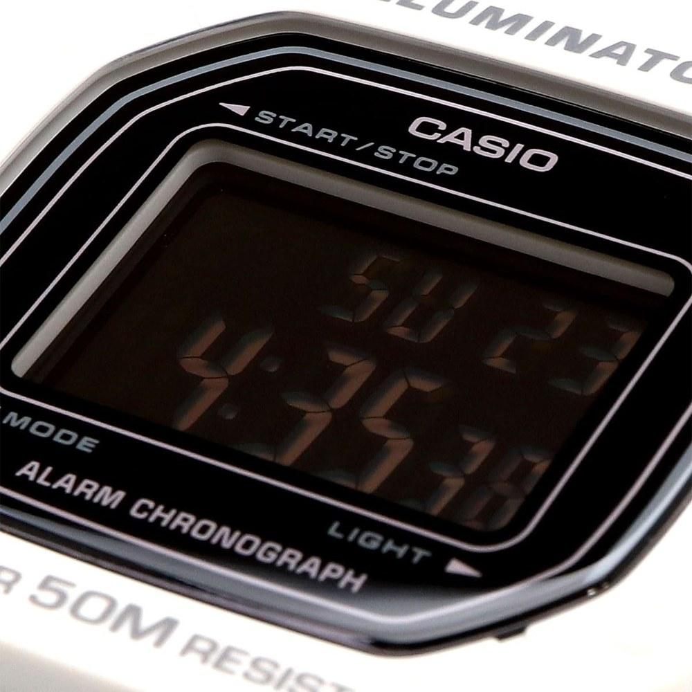 Casio Standard Digital Wristwatch W-218H-8BV Men and Women Ice Gray Inverted LCD