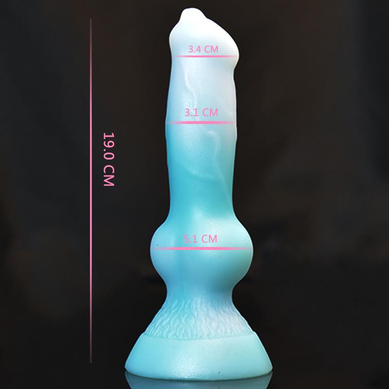 Female Dildo Alien Dog Dildo Simulation Animal Cannon Machine Masturbator Multi-color Vaginal Stimulation Adult Erotic Sex