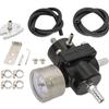 Aluminum Universal Adjustable Fuel Pressure Regulator + Gauge+ Fitting Kit Black