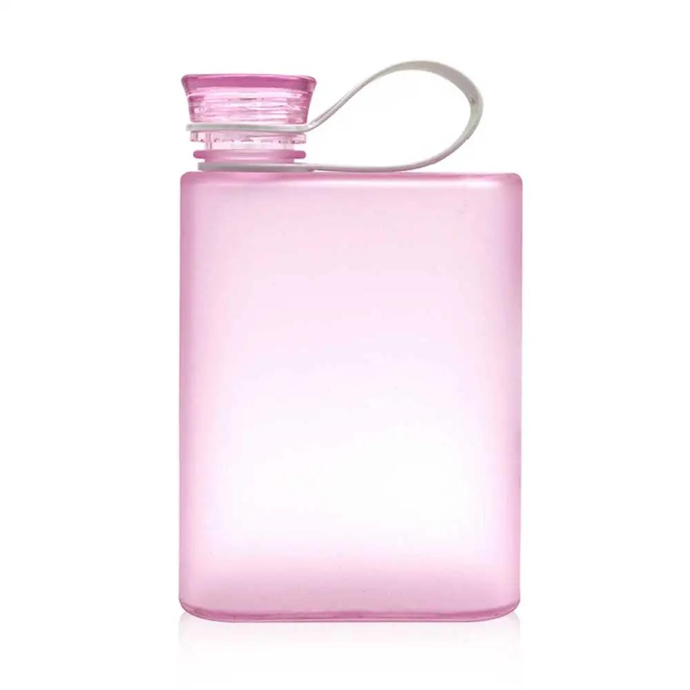 A6 Paper Water Bottle BPA FREE Plastic Flat Water Bottle Travel Flat Bottle Portable Sport Notebook Pad Drink Bottles Flask