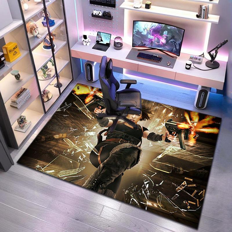 Sci-Fi game Resident Evil, Umbrella Corporation, soft carpet, home living room, office chair pad, door mat, door mat carpet U5