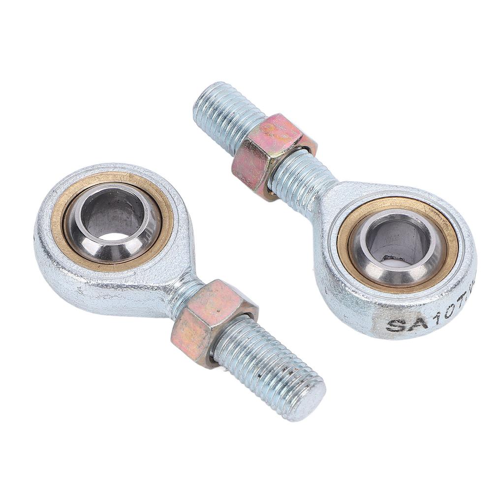 2Pcs M10 Tie Rod End Ball Joint Bearing Steel Alloy Smoother Steering Enhanced Handling for ATV