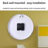 Battery Operated Modern Wall Mounted Clock Non-ticking Round Wall Clocks Hanging Clock  School