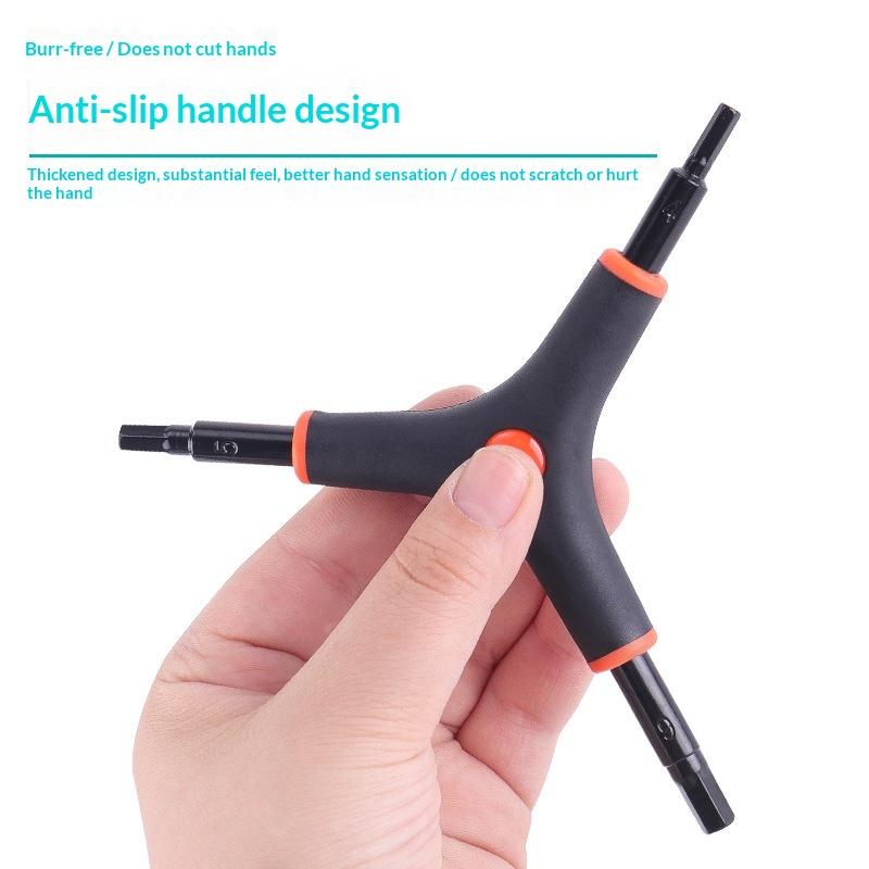 Y Shaped Hex Key Wrench 4Mm 5Mm 6Mm Multi-Purpose Bicycle Repair Tool Allen Key For Mountain Bike Maintenance 1PCS