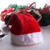 Pack of 5pcs Unisex LED Santa Hat Soft and Comfortable Pom Hats Headgears for Christmas Celebrations and Photo Props