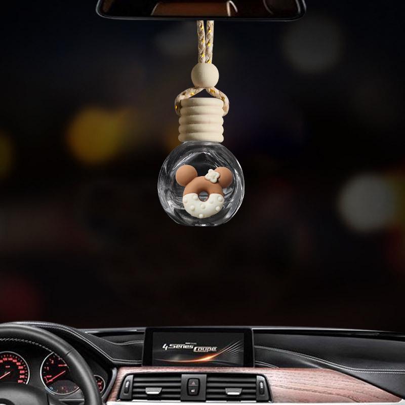 Cartoon Car Air Vent Perfume Bottle Ornament