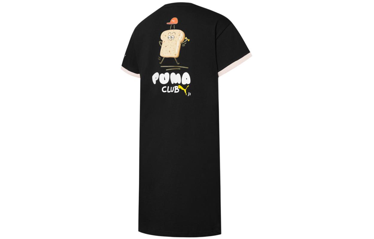 PUMA Short Sleeved Dress Women s Black 533105-01 L