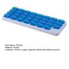 Monthly Pill Organizer 31 Day Portable Travel Pill Box with Numbered Compartments Easy Open Pill Case for Daily Pills And Supplement