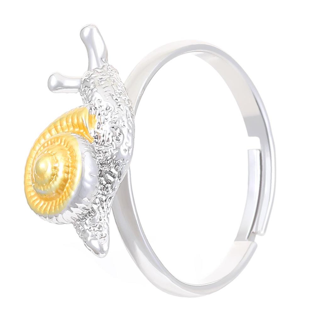 2024 Mode Niedliche Cartoon Schnecke Ohrringe & Zeigefinger Ring Set für Frauen