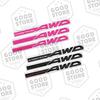 Metal Car Body SYMMETRICAL AWD Badge 3D Emblem Rear Trunk Sticker For Subaru Outback WRX BRZ Forester Impreza XV Legacy Decal qq2