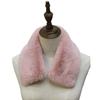 1Pc Thicker Warm Fluffy Faux Fur Scarf Leather Collar Women Shawl Winter