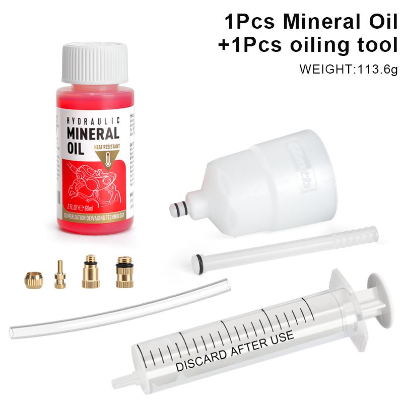 

Bicycle Brake Bleed Set Bike Brake Mineral Oil For Shimano Hydraulic Disc Brake Bleeding Tool Cycling Brake Oil Bleed Kit Tool 1PC-60ML White