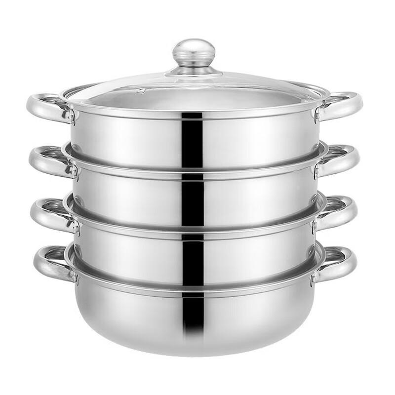 Hanle HL-D4 4-Lagen Edelstahl Dampfkochtopf