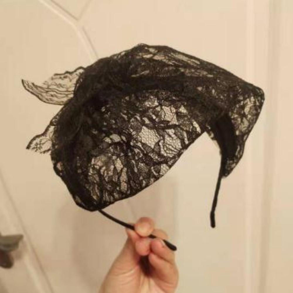 

Beads Mesh Decor Prom Hairband Chiffon Heightened Hair Hoop Hair Accessory Prom Dinner Parties 6
