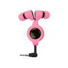 Stereo Inner Ear Headphones Reel Type PG-SIH4PK4 (Pink) 0.8m