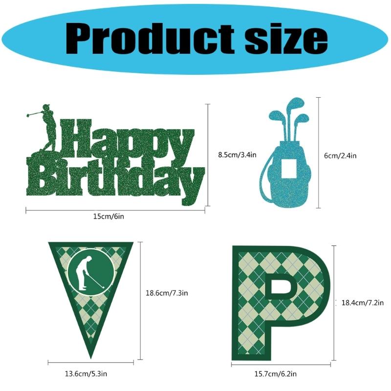 Golf Theme Birthday Party Supplies Safe Nontoxic Recyclable Decors Set For Sports Enthusiasts Family Gatherings