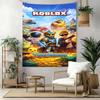 Roblox Personalizzato Il Tuo Nome Decorazione Murale Arazzo Artistico Per Memoriale di Animali Domestici Compleanno Festa Nuziale Sfondo Regalo di Famiglia
