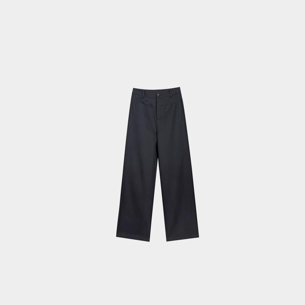 High-end suit wide-leg pants women's winter 1116 new wool high-waisted straight-leg pants popular this year