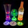 New 2/6/10PCS New Light Up Beer LED Coaster Flashing Round Shape Wine Glass Drinking Bottle Cup Luminous Mat Home Party Club Bar Supply