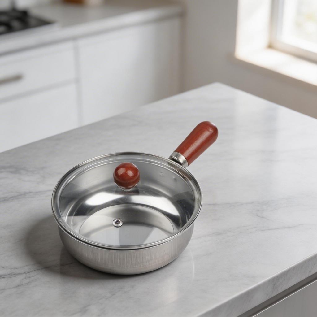 Stainless Steel Pot Baby Food Pot Cooking Bowl Heat Resistant
