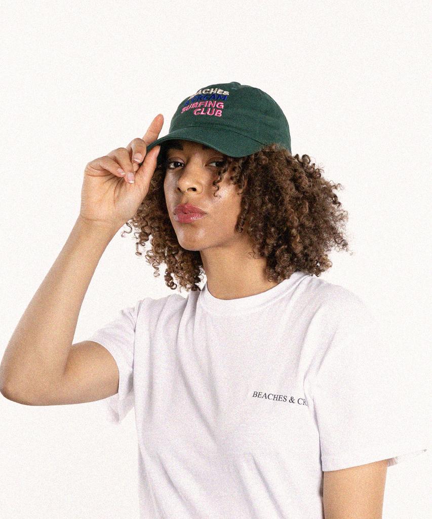 Bichiseuaenkeulim Surfing Club Ball Cap-Dark Green