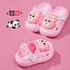Pantofole antiscivolo per bambini, zoccoli da cartone animato per bambine, scarpe per gattonare, scarpe chiuse per bambini piccoli, scarpe per bambini adatte per l'uso all'aperto, per