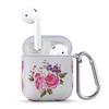 Applicable AirPods Second Generation Earphone Case Apple Bluetooth Earphone 1st Generation Pattern Geometric Small Fresh Floral Protective Case