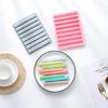 8 Cavities Silicone Chocolate Moulds Crayon Molds Semi-Cylindrical Strip Shaped