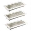 N69R--3Pc Floor Vents,4X10in Floor  Floor Vent Covers For Heavy Duty  Floor Vent Cover For Home Floor Wall Ceiling,3P