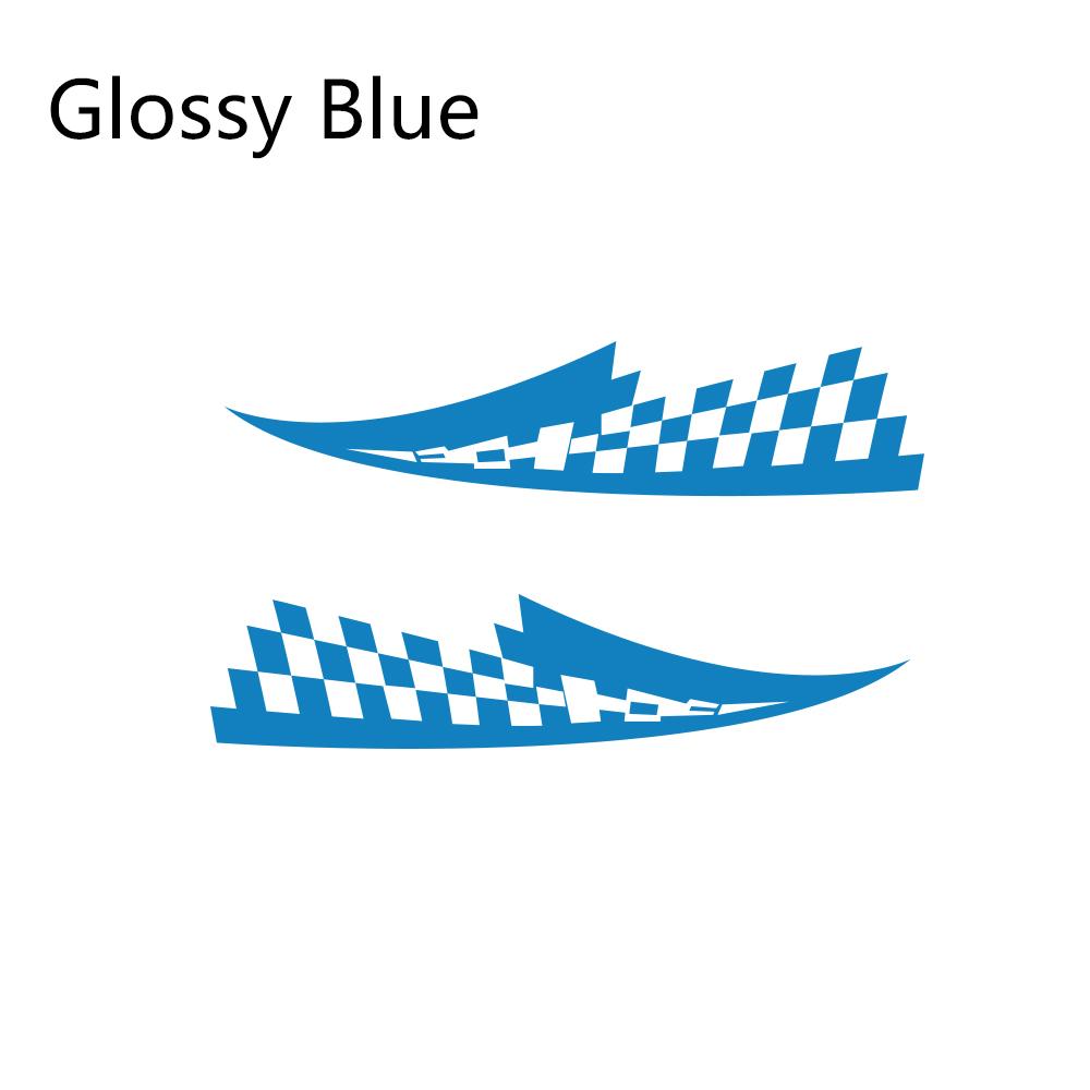2Pcs Car Hood Over Stickers Vinyl Film Auto Racing Sports Styling DIY Decals Automobiles Car Accessories Auto Tuning Decoration