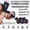 1 Pair Fitness Gloves Anti-Slip Weightlifting Sports Half Finger Outdoor Strength Training Training Gloves