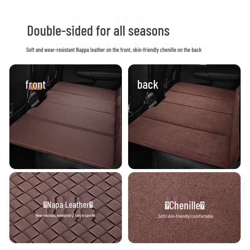 OEING Car Rear Seat Travel Folding Mattress